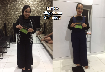Mitha Before and After Weight Lose Picture
